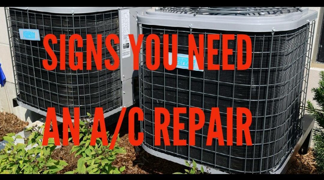 5 Signs Your A/C Needs Repaired